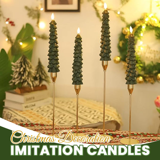 LED Christmas pine cone simulation candle light