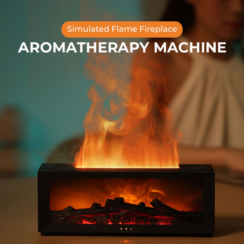 🌲Christmas Promotion-40% OFF🌲Mini flame fireplace aromatherapy machine