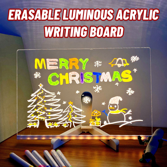 Erasable LED drawing board