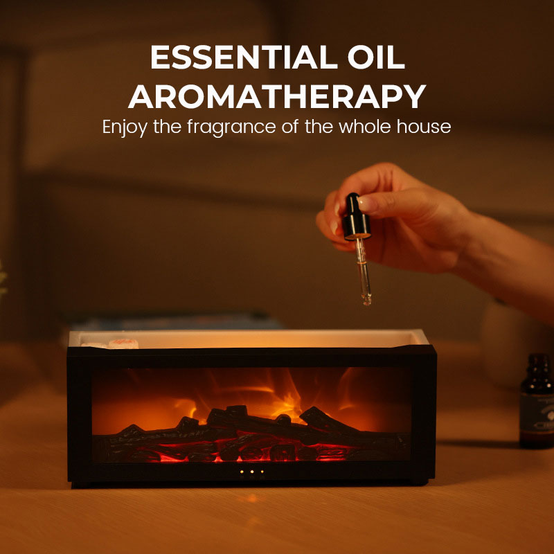 🌲Christmas Promotion-40% OFF🌲Mini flame fireplace aromatherapy machine