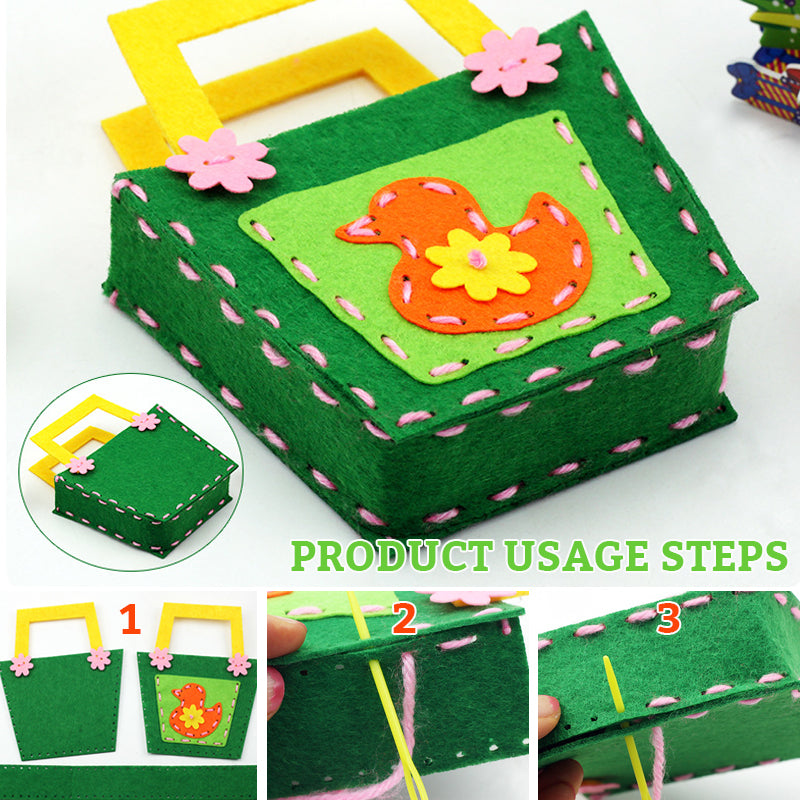 Children's Diy Creative Bag Sewing Material Package