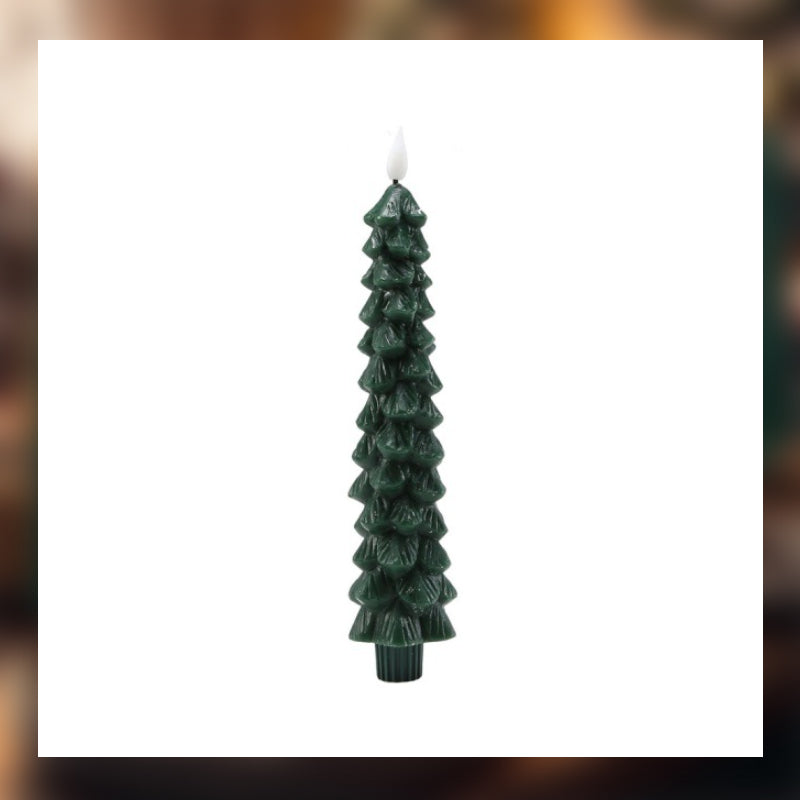 LED Christmas pine cone simulation candle light